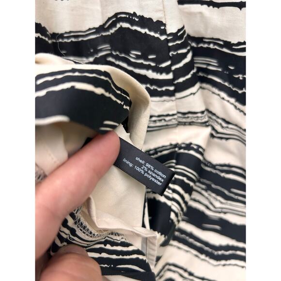 NWT The Limited Black and Cream Striped Strapless Cocktail Dress Sz 4 - Picture 11 of 11